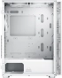 Кутия Montech X3 GLASS, Mid-tower Case, TG, 6 fixed RGB Fans, Бял снимка 3
