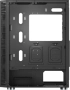 Кутия Montech X3 GLASS, Mid-tower Case, TG, 6 fixed RGB Fans, Черен снимка 3