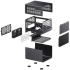 Кутия Jonsbo N3 NAS, Mini-ITX, Black снимка 8