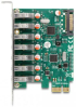 Карта PCI Express x1 Delock към 7 x external USB 5 Gbps Type-A снимка 3