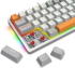 Механична RGB геймърска клавиатура Redragon Akali K642WGO-RGB - сива снимка 8