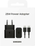 Кабел/адаптер SAMSUNG Power Adapter 25W USB-C GaN with Cable Black снимка 5