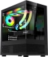 1stPlayer кутия Case ATX - MIKU Mi7-A Black - Reversed fans included снимка 1
