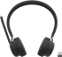 Слушалки Lenovo Wireless VoIP Headset, Bluetooth 5.3, 640 mAh, Бутон TEAMS, 20 kHz, 40 мм, Черен снимка 2