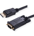 Кабел/адаптер Cable DP M - VGA M, 1.5m, Roline 11.04.5971 снимка 2