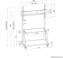 Стойка за телевизор Neomounts Mobile Flat Screen Floor Stand (stand+trolley) (height: 137-162 cm) box 1&2 снимка 12