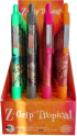 Zebra Химикалка Z-Grip Tropical, 20 броя в дисплей снимка 1