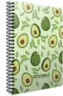 Gipta Тефтер Avocado, A6, бяла хартия, широки редове, картонена корица, 80 листа снимка 8