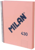 Milan Тетрадка 1918, А4, широки редове, твърда корица, със спирала, 120 бр. снимка 1