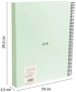 Milan Тетрадка 1918, А4, широки редове, твърда корица, със спирала, 120 бр. снимка 2