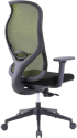 RFG Директорски стол STAR HB, Меш, Дамаска, 3D подлакътници, Synchronous механизъм, Зелен снимка 3