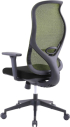 RFG Директорски стол STAR HB, Меш, Дамаска, 3D подлакътници, Synchronous механизъм, Зелен снимка 4