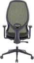 RFG Директорски стол STAR HB, Меш, Дамаска, 3D подлакътници, Synchronous механизъм, Зелен снимка 5