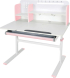 Бюро Бюро RFG с регулируема височина Ergo Light 1003A, MDF плот, метални крака, розово снимка 12