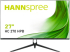 Монитор HANNSPREE HC270, 27" FHD, TN, 60 Hz, 250 cd/m2, HDMI, VGA, 2x 2W, 5 ms, Maтов, Черен снимка 1
