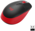 Мишка LOGITECH M190 Wireless, червена/черна снимка 3