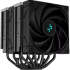 Охладител за процесор DeepCool AK620 Zero Dark, CPU Air Cooler, 1x120 mm FK120 PWM FDB вентилатор, ARGB снимка 1