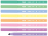 Milan Флумастери, 8 пастелни цвята снимка 2