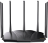 Безжичен рутер Tenda RX12 Pro, 2.4-5GHz, 574+2402 Mbps, 802.11ax, 2x2 MIMO, IPv6, IPv4, Черен снимка 1