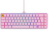Клавиатура Геймърска Glorious GMMK 2 Pink Compact- Fox Switches UK-Layout, Розова снимка 1