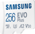 Карта памет Samsung EVO Plus, microSDXC, UHS-I, 256GB, Адаптер снимка 2