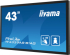 Интерактивна дъска/дисплей IIYAMA TF4339AS-B1AG 42.5\'\' IPS, Anti-Glare, 3840x2160, Bonded PCAP, 500 cd/m2, 1200:1, 8ms, 2xHDMI, DisplayPort снимка 3