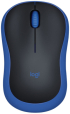 МИШКА LOGITECH M185B - Wireless - Черна/Синя - PN 910-002239 снимка 1