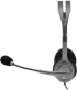 СЛУШАЛКИ LOGITECH H110 -  Wired - Silver - PN 981-000271 снимка 3