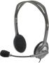 СЛУШАЛКИ LOGITECH H110 -  Wired - Silver - PN 981-000271 снимка 1