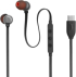 Слушалки JBL T310C BLK USB-C In-ear headphones снимка 6