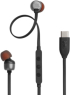 Слушалки JBL T310C BLK USB-C In-ear headphones снимка 1