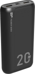 Батерия за смартфон Silicon Power QS, 20000 mAh, 2x USB 2.0, 1x microUSB, 1x USB Type, 3 A, QC 3.0, Черен снимка 2