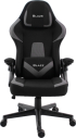 Геймърски стол RFG Blaze, текстил, Butterfly механизъм, полипропиленова основа, до 130 kg, черно-сив снимка 1