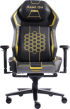 Геймърски стол RFG Game On, екокожа, Multi-function механизъм, метална основа, до 130 kg, черно-жълт снимка 1