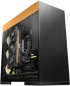 Geometric Future кутия Case EATX - Model 8 Dharma Black-Gold снимка 1