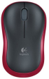 МИШКА LOGITECH M185 - Wireless - Червена/Черна - PN 910-002240 снимка 1