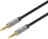 MANHATTAN 355995 :: Аудио кабел, 3.5mm, M-M, Stereo Jack, Gold-Contacts, 2 м снимка 1