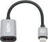 Кабел/адаптер MANHATTAN 153973 :: Aдаптер USB Type-C 3.2 Male към HDMI-Female, сив снимка 3