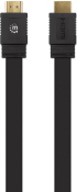 MANHATTAN 355599 :: Кабел HDMI M-M, плосък, 4K@60Hz, Gold, 0.5 м, черен снимка 3