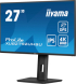 Монитор IIYAMA XUB2792UHSU-B6, 27\'\', IPS panel, AG, UHD 3840x2160, 16:9, 350cd/m2, 1300:1, 80M:1, 4ms, HDMI, DisplayPort, 4x USB снимка 4