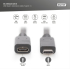 ASSMANN AK-300210-020-S :: Кабел USB Type C, удължител, Type C M-F, 3A, 2.0 м снимка 7