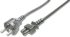 ASSMANN AK-440115-008-S :: Кабел захранващ, Shuko към 3-pin C5, 0.75м, черен снимка 1
