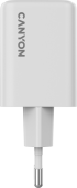 Принадлежност за смартфон CANYON charger CU45CC GaN 45W 2xPD EU White снимка 2