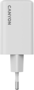 Принадлежност за смартфон CANYON charger CU65ACC GaN 65W 2xPD 1xQC EU White снимка 2