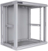 Комуникационен шкаф за стенен монтаж 600 мм дълбочина, светло сив снимка 10