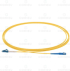 Оптична пач корда LC-UPC-SC-UPC, симплекс, сингъл мод OS2, 2 мм оптичен пач кабел — 1 метър снимка 4