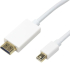 Свързващ кабел Mini DisplayPort към HDMI, мъжки-мъжки, бял снимка 1