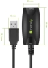 SuperSpeed USB 3.0 активен удължителен кабел, черен снимка 2
