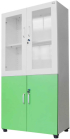 Продукт RFG Шкаф, лабораторен, 800 х 400 х 1650 mm, зелено-бял снимка 3