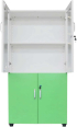 Продукт Шкаф RFG, лабораторен, 800 х 400 х 1650 mm, зелено-бял снимка 4